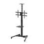 TECHLY TV Trolley für LCD LED TV 37-70Zoll 93-177cm schwarz mit Ablage (ICA-TR46)