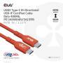 Club 3D USB2 Type-C Bi-Directional USB-IF Certified Cable Data 480Mb PD 240W 48V/5A EPR M/M - Cable - Digital