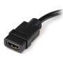 STARTECH.COM HDMI auf DVI Adapter 20cm - DVI-D 25 pin Stecker zu HDMI 19 pin Buchse - Monitor Dongle