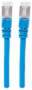Intellinet Network Patch Cable - Cat6 - 0.5m - Blue - Copper - S/FTP - LSOH / LSZH - PVC - RJ45 - Gold Plated Contacts - Snagless - Booted - Polybag - 0.5 m - Cat6 - S/FTP (S-STP) - RJ-45 - RJ-45 - Blue