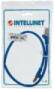 Intellinet Network Patch Cable - Cat6 - 0.5m - Blue - Copper - S/FTP - LSOH / LSZH - PVC - RJ45 - Gold Plated Contacts - Snagless - Booted - Polybag - 0.5 m - Cat6 - S/FTP (S-STP) - RJ-45 - RJ-45 - Blue
