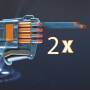 Nerf Elite 2.0 Warden DB-8 Blaster 16 Nerf Darts 2 Darts gleichzeitig abfeuern Schnellfeuer