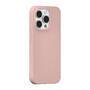 dbramante Monaco Silkon Case mit MagSafe für iPhone 15 Pro, pink sand