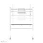 NEOMOUNTS Move Go Mobile Floor Stand fast install height adjustable (FL50-525WH1)