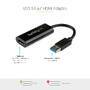 STARTECH.COM Slim USB 3.0 to HDMI External Video Card Multi Monitor Adapter 1920x1200 / 1080p (USB32