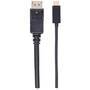 MANHATTAN USB Typ C auf DisplayPort-Adapterkabel 2m schwarz (152464)