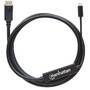 MANHATTAN USB Typ C auf DisplayPort-Adapterkabel 2m schwarz (152464)