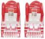 Intellinet Network Patch Cable - Cat6A - 5m - Red - Copper - S/FTP - LSOH / LSZH - PVC - RJ45 - Gold Plated Contacts - Snagless - Booted - Polybag - 5 m - Cat6a - S/FTP (S-STP) - RJ-45 - RJ-45 - Red