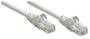 Intellinet Network Patch Cable - Cat5e - 2m - Grey - CCA - U/UTP - PVC - RJ45 - Gold Plated Contacts - Snagless - Booted - Polybag - 2 m - Cat5e - U/UTP (UTP) - RJ-45 - RJ-45 - Grey