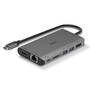 Lindy USB 3.2 Type C Laptop Mini Dock - Wired - USB 3.2 Gen 1 (3.1 Gen 1) Type-C - 100 W - 1000 Mbit/s - Black - Grey - SD