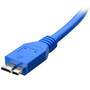 Techly USB3.0 Kabel Stecker Typ A-Stecker Micro B, 2m blau (ICOC-MUSB3-A-020)