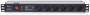 Intellinet 19" 1.5U Rackmount 6-Way Power Strip - German Type" - With On/Off Switch and Surge Protection - 3m Power Cord (Euro 2-pin plug) - 1.5U - Power bar - Aluminium - Black - 6 AC outlet(s) - 3 m