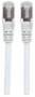 Intellinet Network Patch Cable - Cat7 Cable/Cat6A Plugs - 0.5m - White - Copper - S/FTP - LSOH / LSZH - PVC - Gold Plated Contacts - Snagless - Booted - Polybag - 0.5 m - Cat7 - S/FTP (S-STP) - RJ-45 - RJ-45 - White
