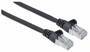 Intellinet Network Patch Cable - Cat7 Cable/Cat6A Plugs - 15m - Black - Copper - S/FTP - LSOH / LSZH - PVC - Gold Plated Contacts - Snagless - Booted - Polybag - 15 m - Cat7 - S/FTP (S-STP) - RJ-45 - RJ-45 - Black