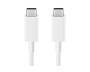 Samsung Mobilfunkzubehör Samsung Galaxy Cable USB Type C to USB-C 1.8m 5A/100W White bulk (EP-DX510J