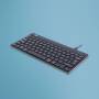 R-Go Compact Break Keyboard - QWERTY (UK) - black - wired - Mini - USB - QWERTY - Black