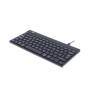 R-Go Compact Break Keyboard - QWERTY (UK) - black - wired - Mini - USB - QWERTY - Black