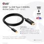 Club 3D HDMI-USB-C 4K60Hz Active Cable M/M 1.8m - Cable - Digital