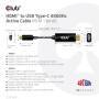 Club 3D HDMI-USB-C 4K60Hz Active Cable M/M 1.8m - Cable - Digital