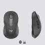 Logitech Signature M650 L Wireless Mouse for Business - Right-hand - Optical - RF Wireless + Bluetooth - 4000 DPI - Graphite