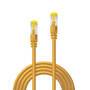 Lindy 0.3m RJ45 S/FTP LSZH Netzwerkkabel Gelb