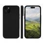 dbramante Monaco Silikon Case mit MagSafe für iPhone 13/14/15/16e, schwarz