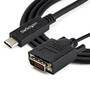 STARTECH.COM USB-C to DVI Adapter Cable - 2m 6 ft. - 1920 x 1200 (CDP2DVIMM2MB)