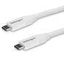 StarTech.com USB-C to USB-C Cable w/ 5A PD - M/M - White - 4 m (13 ft.) - USB 2.0 - USB-IF Certified - 4 m - USB C - USB C - USB 3.2 Gen 1 (3.1 Gen 1) - 480 Mbit/s - White