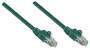 Intellinet Network Patch Cable - Cat5e - 10m - Green - CCA - U/UTP - PVC - RJ45 - Gold Plated Contacts - Snagless - Booted - Polybag - 10 m - Cat5e - U/UTP (UTP) - RJ-45 - RJ-45 - Green