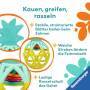 Ravensburger 4869 Play+ Rassel-Greifling: Ananas, Zahnungshilfe, Silikon Baby-Spielzeug ab 0 Monate