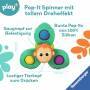 Ravensburger 4867 Play+ Pop-it Spinner: Affe, Saugnapf-Spielzeug, Silikon-Spielzeug, Baby-Spielzeug 