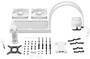 be quiet! WAK LIGHT LOOP 240mm White All-in-One Wasserkühlg. (BW021)