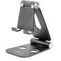 STARTECH.COM Phone and Tablet Stand - Aluminum - Adjustable/Foldable Phone and Tablet Holder - Multi