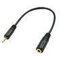 LINDY Audioadapter 2.5mm Stecker an 3.5mm Kupplung 0,2m (35698)