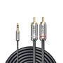 LINDY Audiokabel an Phono 3.5mm Cromo line 1m (35333)