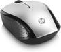 HP Wireless Mouse 200 (Pike Silver) - Ambidextrous - Optical - RF Wireless - 1000 DPI - Black - Silver