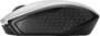 HP Wireless Mouse 200 (Pike Silver) - Ambidextrous - Optical - RF Wireless - 1000 DPI - Black - Silver