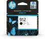 HP 912 - Original - Pigment-based ink - Black - HP - HP OfficeJet Pro 8010/8020 series - 1 pc(s)
