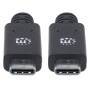 MANHATTAN USB 3.2 Kabel 10Gbit/s C-Stecker auf C-Stecker 1m (355223)