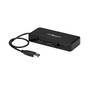 StarTech.com USB 3.0 Mini Dock - Dual Monitor USB-A Docking Station with DisplayPort 4K 60Hz Video & Gigabit Ethernet - 1ft (30cm) cable - Portable USB 3.1 Gen 1 Type-A Laptop Adapter - Wired - USB 3.2 Gen 1 (3.1 Gen 1) Type-A - 10,100,1000 Mbit/s - IEEE 