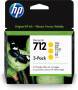 HP Inc. HP 712   3x Gelb                Tintenpatrone (3ED79A)