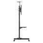 Manhattan TV & Monitor Mount - Trolley Stand - 1 screen - Screen Sizes: 37-65" - Black - VESA 200x200 to 600x400mm - Max 40kg - LFD - Lifetime Warranty - 50 kg - 94 cm (37") - 177.8 cm (70") - 600 x 400 mm - Height adjustment - Black