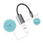 I-TEC USB C auf HDMI Metal Adapter 1x HDMI 4K 60Hz Ultra HD kompatibel mit Thunderbolt 3 (C31METALHD