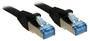 Lindy 3m Cat.6A S/FTP - 3 m - Cat6a - S/FTP (S-STP) - RJ-45 - RJ-45 - Black