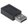 MANHATTAN USB 2.0 Typ C Adapter Typ C-Buchse auf A-Stecker (354653)