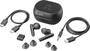 HP Poly Voyager Free 60+ UC Carbon Black Earbuds +BT700 USB-C Adapter +Touchscreen Charge Case (7Y8G