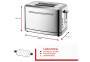 SOLIS Toaster Flex  2 Schlitze mit Brötchenaufsatz (Typ 8004)