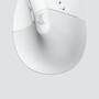 Logitech Lift for Business Maus Vertikal ergonomisch Off-White Mäuse PC -kabellos-