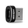 Lindy 41884 - USB A - USB C - Black - Metallic