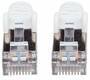 Intellinet Network Patch Cable - Cat7 Cable/Cat6A Plugs - 1.5m - White - Copper - S/FTP - LSOH / LSZH - PVC - Gold Plated Contacts - Snagless - Booted - Polybag - 1.5 m - Cat7 - S/FTP (S-STP) - RJ-45 - RJ-45 - White